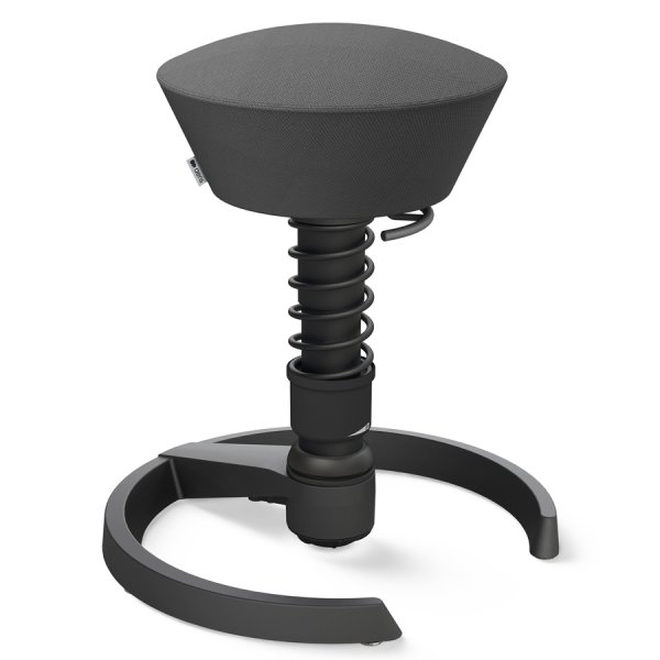 Aeris Swopper Select Wolle schiefergrau - Gleiter - Gestell schwarz - Standardfeder