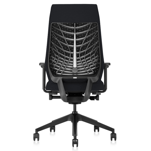 Interstuhl JOYCEis3 JC317 Bürostuhl mit Softback hoch Farbe schwarz - Rückansicht