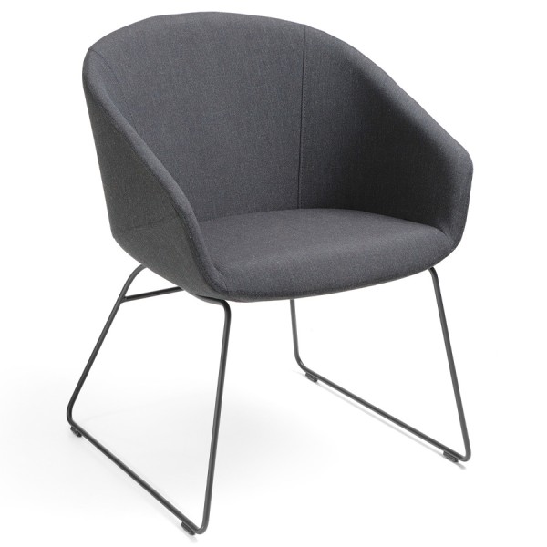 Bejot Oxco OX 270 Konferenzsessel mit Kufengestell, Stoff Sawana SN05