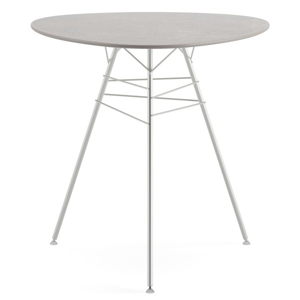 Arper LEAF 1814 Beistelltisch runde Platte - Höhe 74 cm