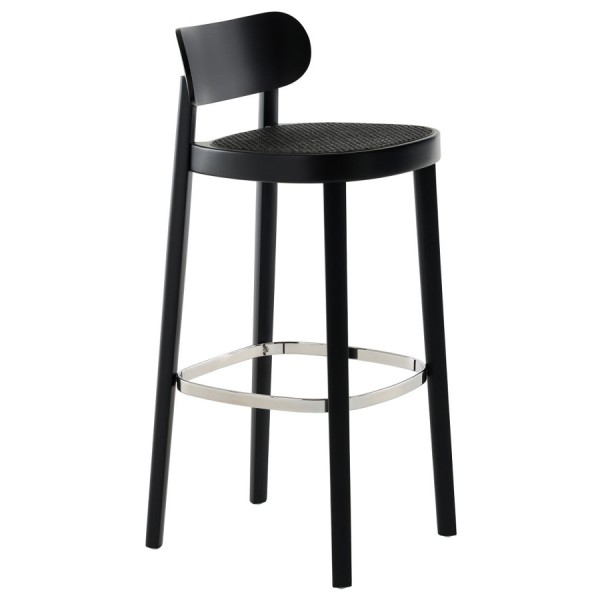 THONET 118 H Barhocker Dark Melange schwarz