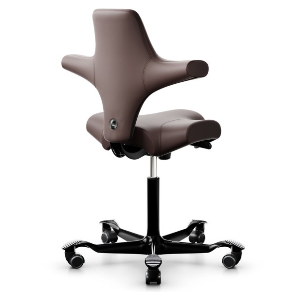 HAG Capisco 8106 Leder braun mit Gestell schwarz