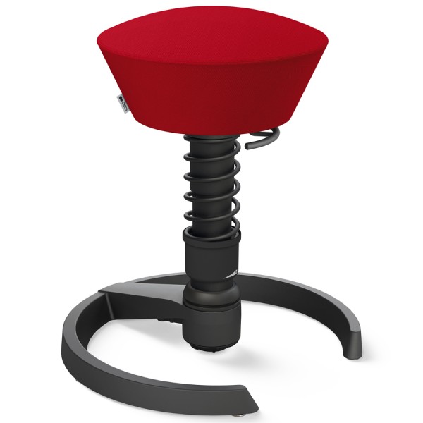 Aeris Swopper Select Wolle rot - Gleiter - Gestell schwarz - Standardfeder