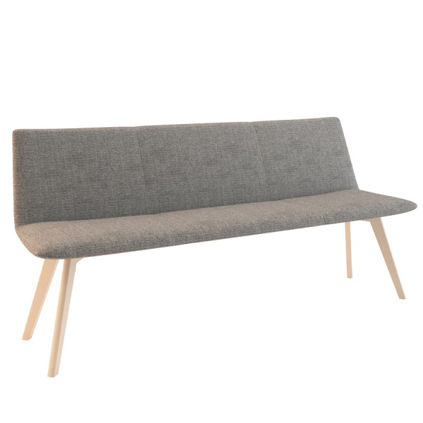 W. Schillig Chevalier Sitzbank mit Holzgestell - Breite 220 cm