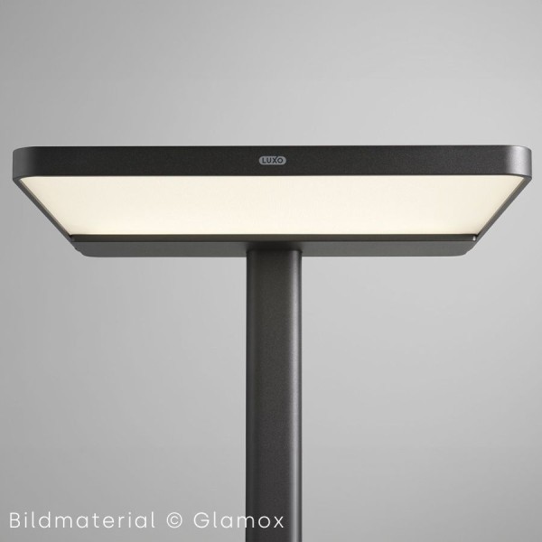 GLAMOX ADAPT-F LED Stehleuchte schwarz | Dimmbar | Nahaufnahme 