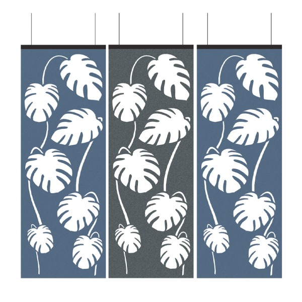BuzziSpace BuzziFalls Tropics | Raumteiler Wand Decke | Konfigurator