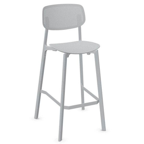 Kristalia COLANDER Barhocker Hellgrau Bild1