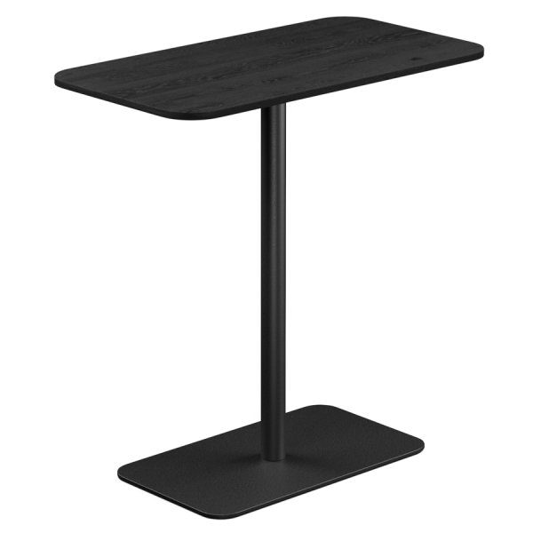 Profim Revo Beistelltisch LS65 - Platte Holzdekor Esche schwarz - Gestell RAL 9005 schwarz