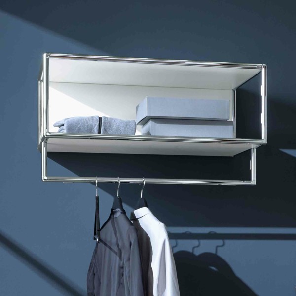 Bosse Solutions Hängegarderobe | Melamin weiß | Beispielbild