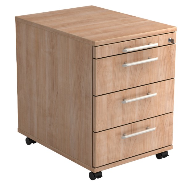 RWH Rollcontainer ROCK Nussbaum - Relinggriff Kunststoff