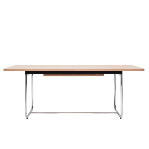 THONET Allrounder-Tisch S 1072 ausziehbar - Buche gebeizt - Seitenansicht 