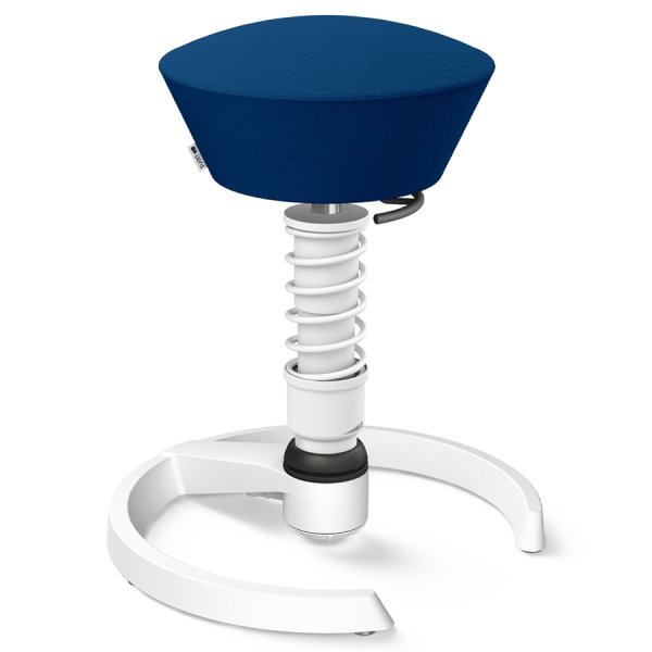 Aeris Swopper Select Wolle blau - Gleiter - Gestell weiß - High-Feder