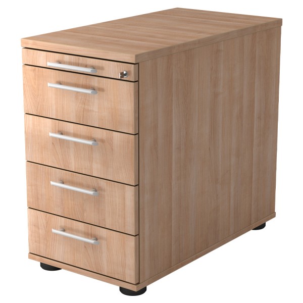 RWH Rollcontainer TOWER Nussbaum - Relinggriff Kunststoff