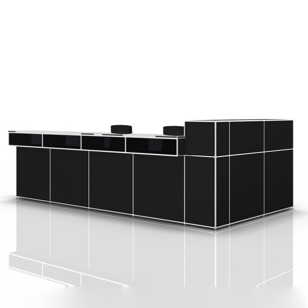 Bosse Modul Space Empfangstheke 8 schwarz