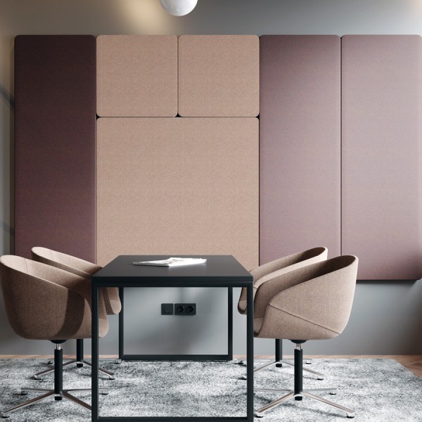 Bejot Selva SV PSC18 Akustik Wandpaneel 60x180 cm Beispiel Anordnung