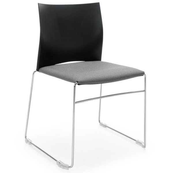 Profim Ariz Bezug EVO grau - Gestell Chrom Front