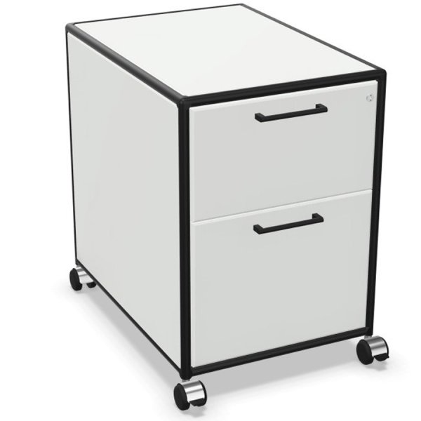 Bosse Black Edition Rollcontainer 36 weiß