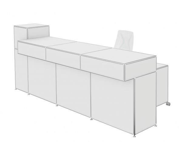 Bosse Modul Space Empfangstheke 4 von hinten