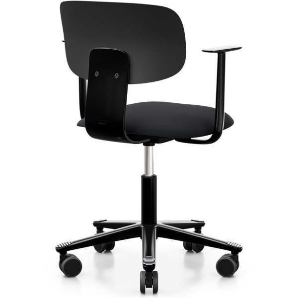 HAG Tion 2140 Bürostuhl schwarz mit Armlehnen - Sitz Stoff select - Rückenschale Kunststoff